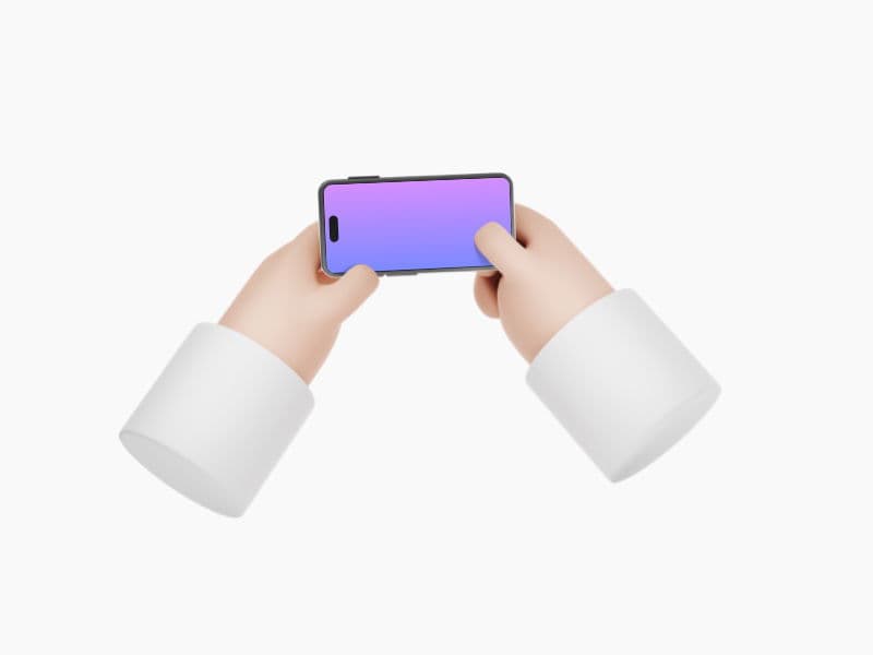 Cartoon Phone online mockup