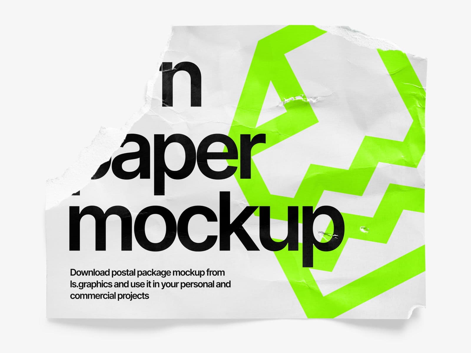 Torn Posters Glossy online mockup