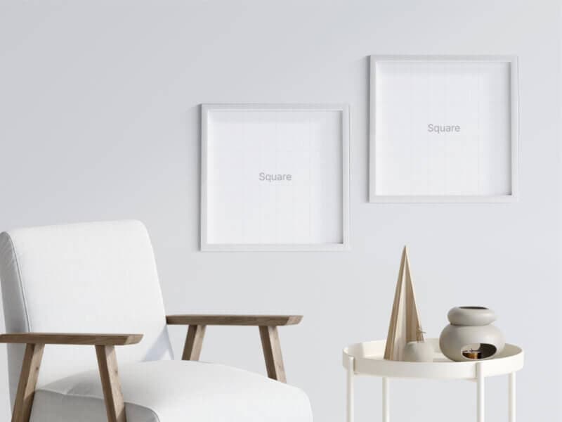 Frames online mockup