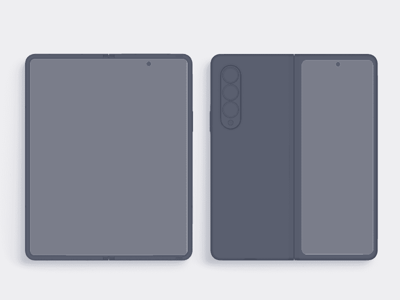 Samsung Galaxy Z Fold 3 online mockup