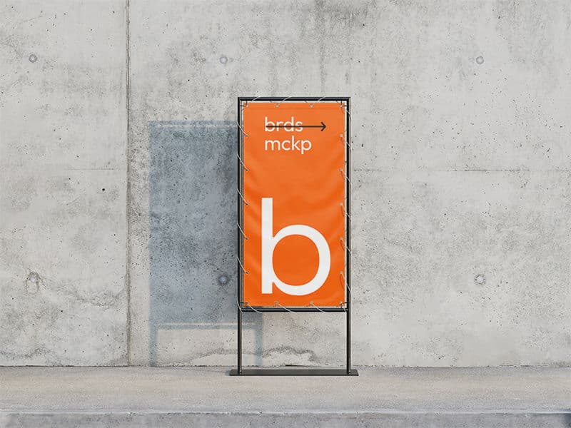Boards. Poster Stand online mockup
