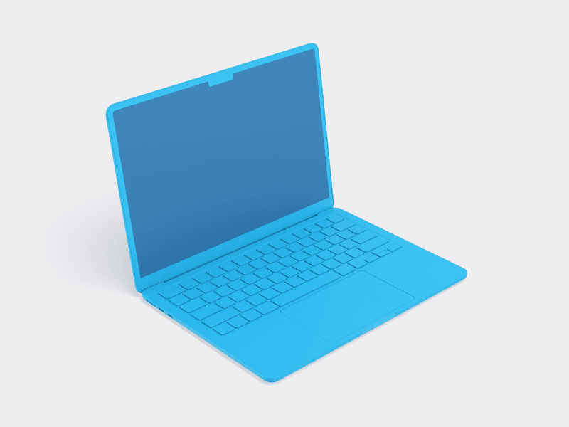 MacBook Air (2022) online mockup