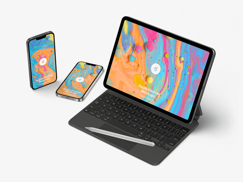 Apple Set online mockup