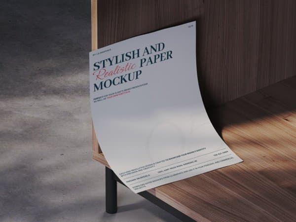 Paper online mockup
