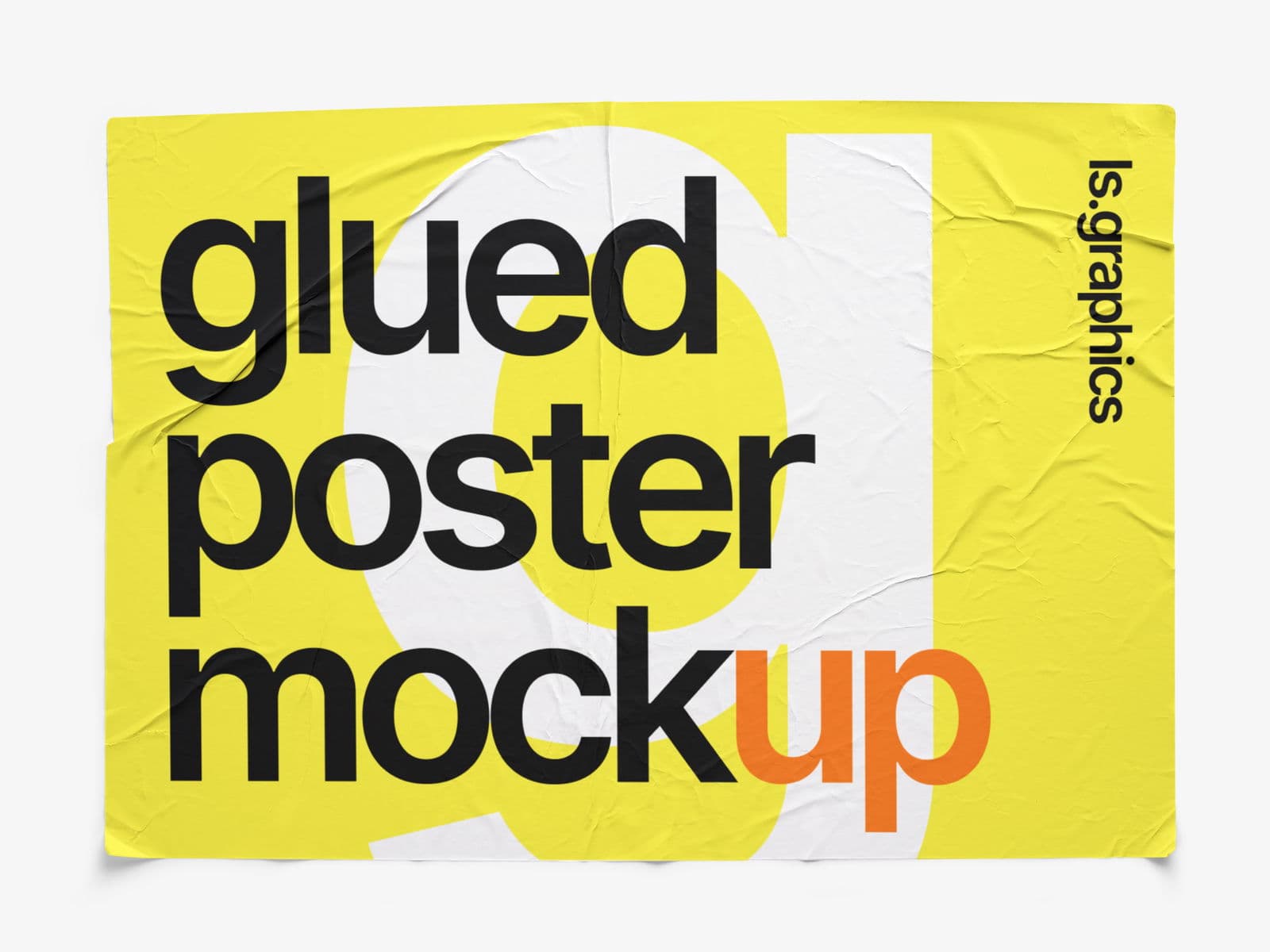 Glued Posters Glossy online mockup