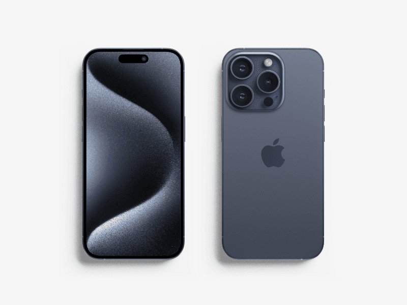 iPhone 15 Pro online mockup