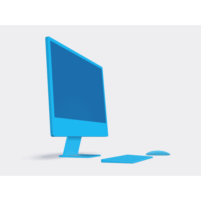 iMac 24 inch online mockup