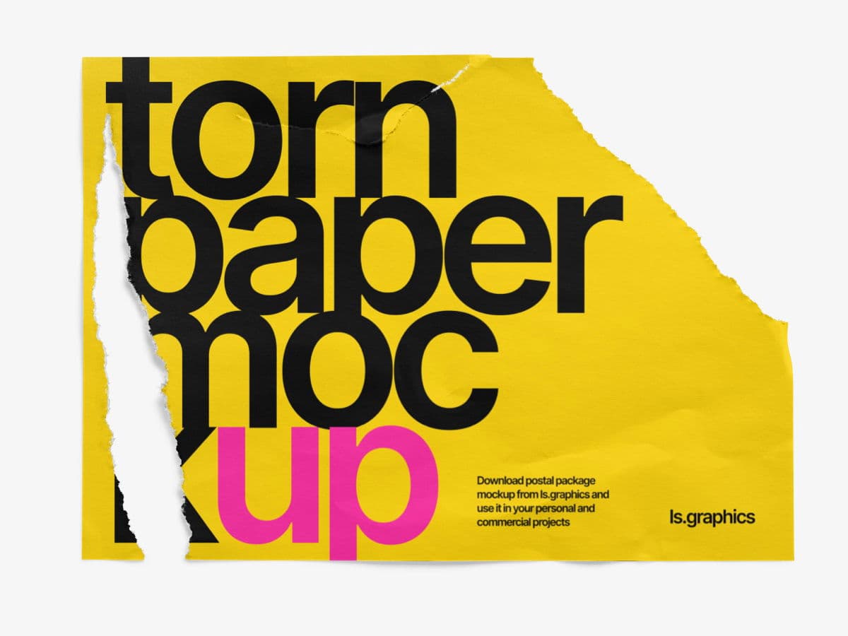 Torn Posters online mockup