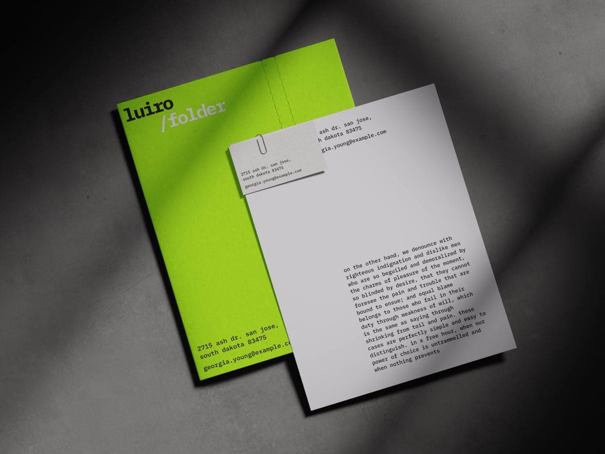 Luiro online mockup