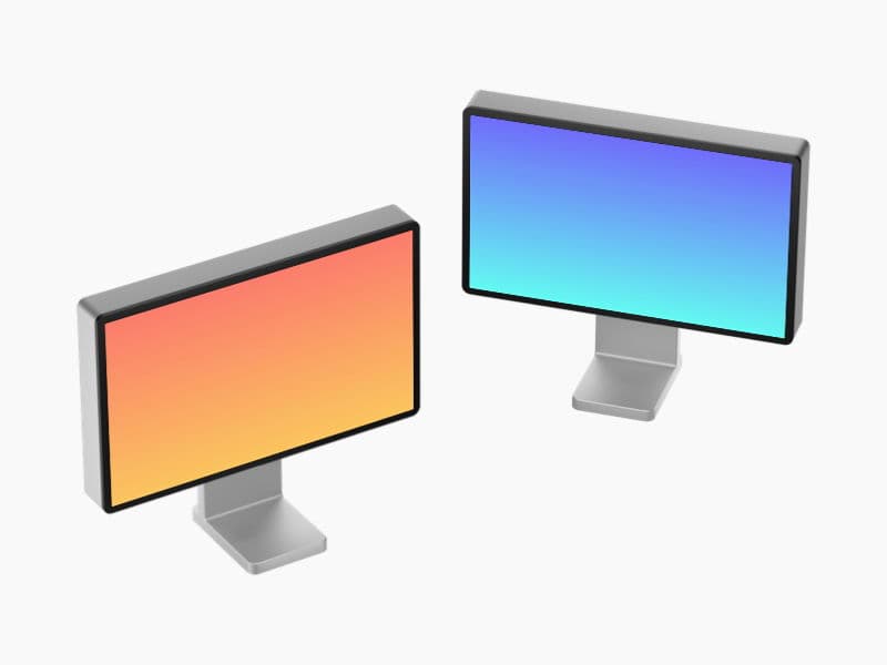 Cartoon Desktop online mockup