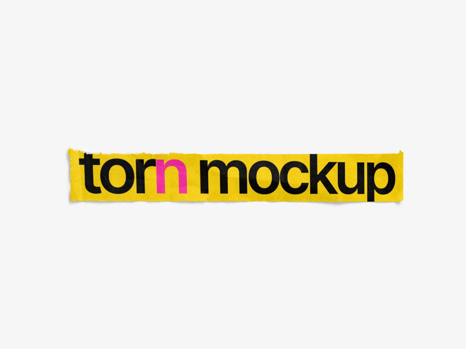 Torn Posters Textured online mockup