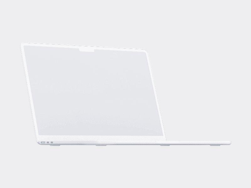 MacBook Air (2022) online mockup