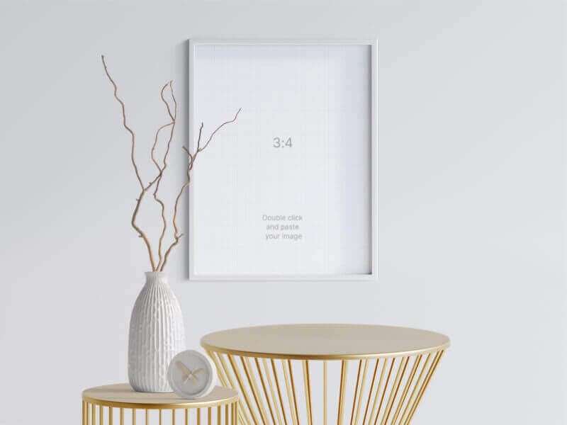 Frames online mockup