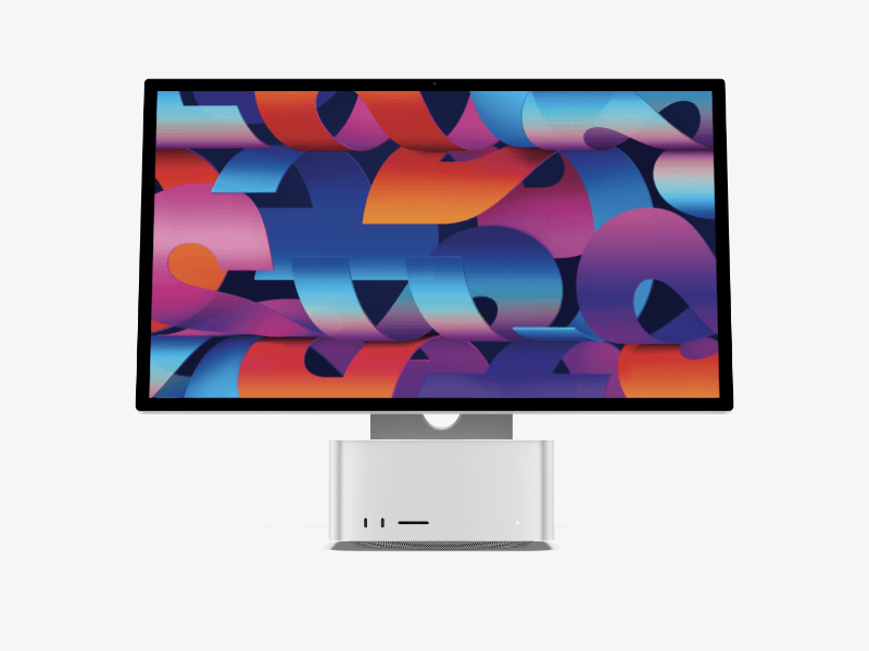 Mac Studio and Studio Display online mockup