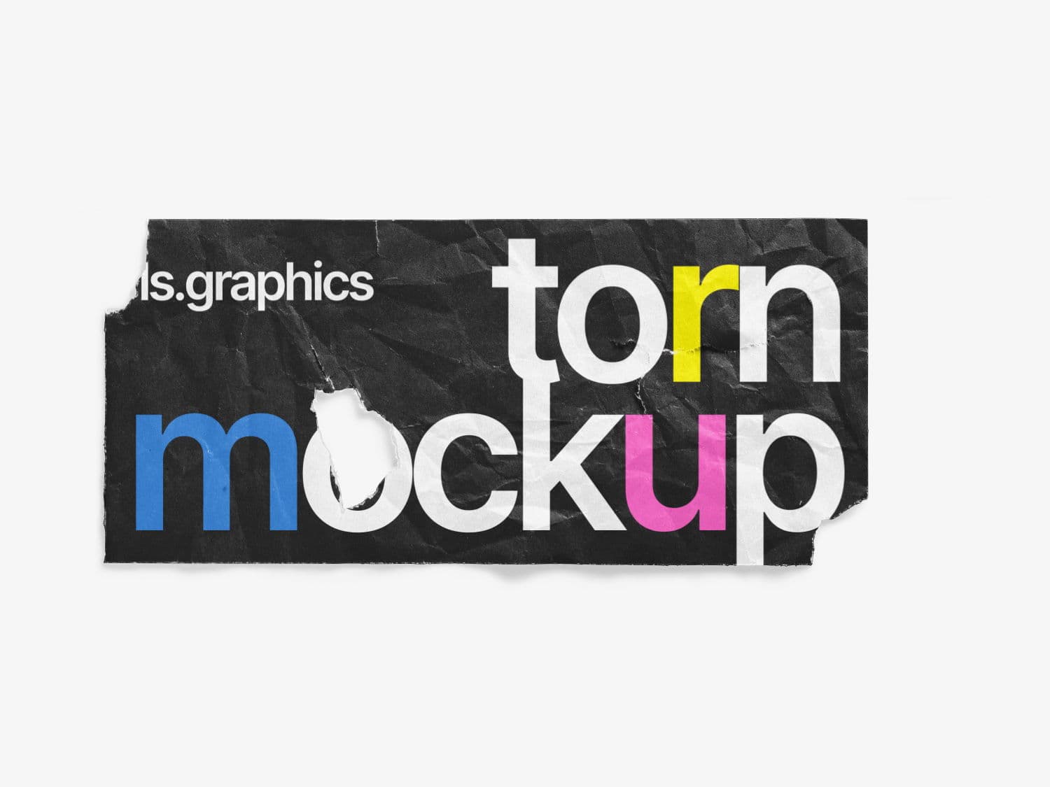 Torn Posters Textured online mockup