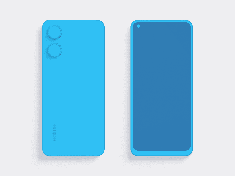 Realme 10 online mockup