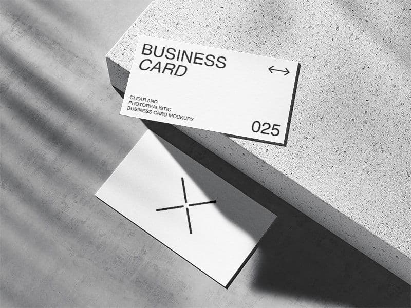 Qubus. Business Cards online mockup