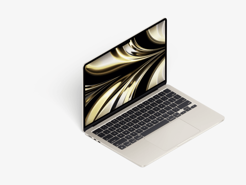 MacBook Air (2022) online mockup