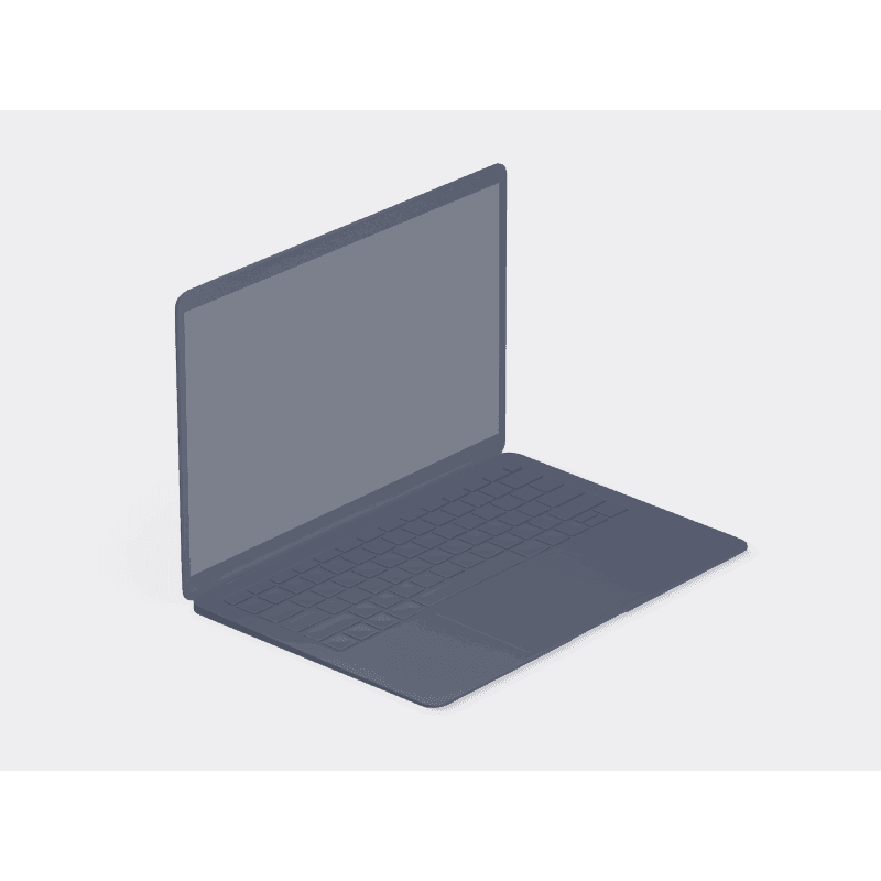 MacBook Air 13 online mockup