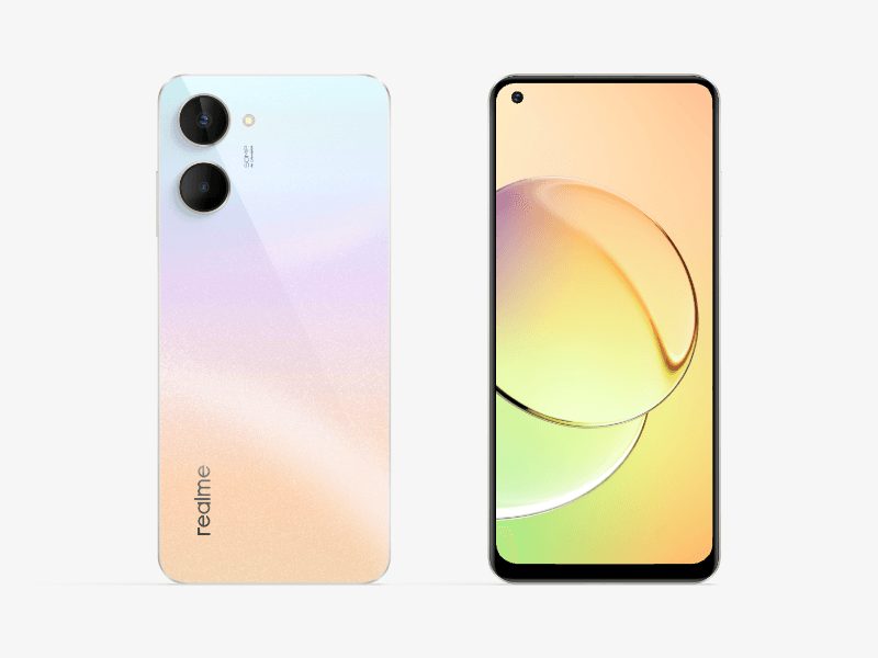 Realme 10 online mockup