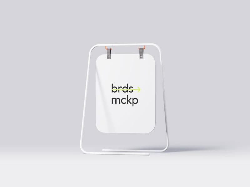 Boards. Floor Sign Board online mockup